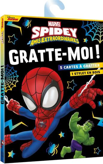 Couverture du livre « Spidey et ses amis extraordinaires - mini pochette - gratte-moi ! - marvel » de  aux éditions Disney Hachette