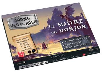 Couverture du livre « Soirée jeu de rôle ; le maître du donjon » de Francois Yvon aux éditions Larousse