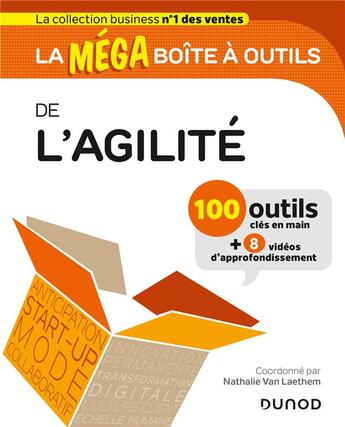 Couverture du livre « La méga boîte à outils : de l'agilité » de Nathalie Van Laethem aux éditions Dunod