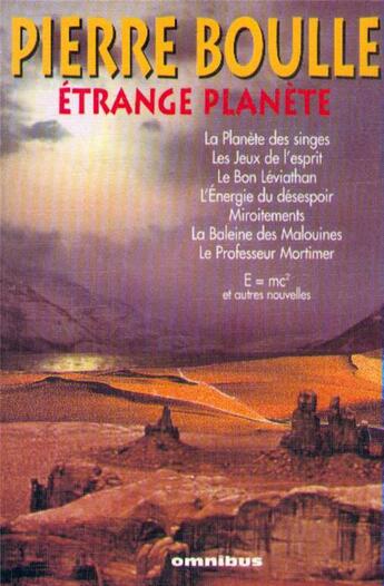 Couverture du livre « Etrange planete » de Jacques Goimard aux éditions Omnibus