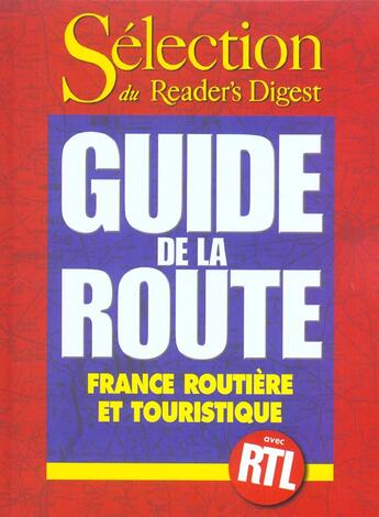 Couverture du livre « Guide de la route 2003 » de  aux éditions Selection Du Reader's Digest