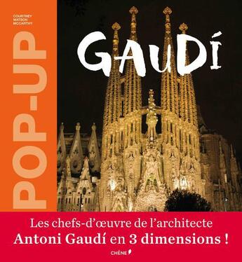 Couverture du livre « Gaudí ; pop-up » de  aux éditions Chene