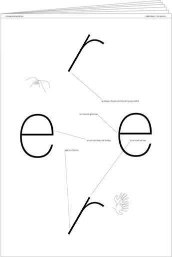 Couverture du livre « Erre ; cosmographies » de Frederic Dumond aux éditions Art Et Fiction