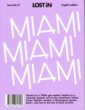 Couverture du livre « Lost in travel guide miami » de Lost In aux éditions Lost In