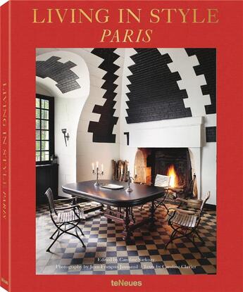 Couverture du livre « Living in style ; Paris » de Caroline Sarkozy et Jean-Francois Jaussaud aux éditions Teneues - Livre