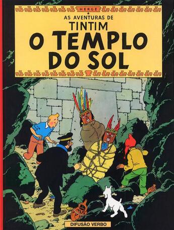 Couverture du livre « As aventuras de Tintim t.14 ; o templo do sol » de Herge aux éditions Casterman