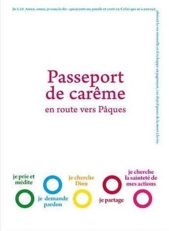 Couverture du livre « Passeport de careme 18+ lot de 10 » de Gaelle Arnaud aux éditions Pour L'amour De Dieu