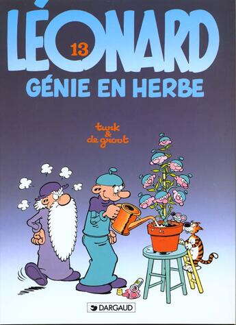 Couverture du livre « Léonard T.13 ; génie en herbe » de Bob De Groot et Turk aux éditions Lombard