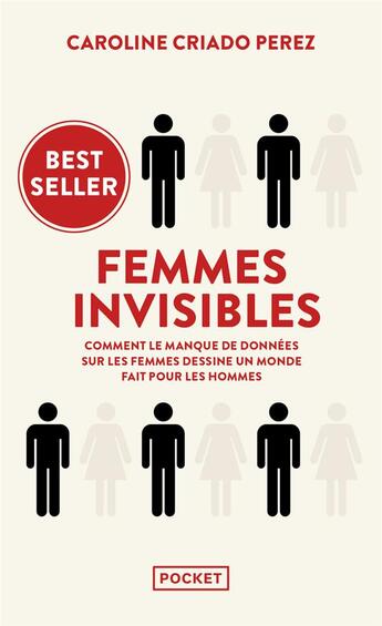 Couverture du livre « Femmes invisibles : Comment le manque de données sur les femmes dessine un monde fait pour les hommes » de Caroline Criado Perez aux éditions Pocket