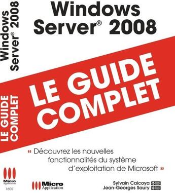 Couverture du livre « Windows server 2008 » de Saury/Caicoya aux éditions Ma