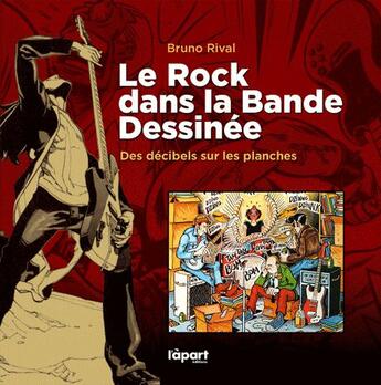 Couverture du livre « Rock dans la BD » de Bruno Grenon aux éditions L'a Part Buissonniere