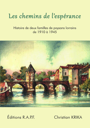 Couverture du livre « Les chemins de l'espérance » de Christian Krika aux éditions Libres D'ecrire