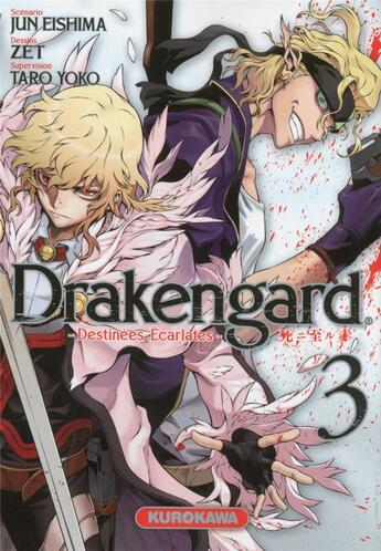 Couverture du livre « Drakengard : Destinées écarlates Tome 3 » de Jun Eishima et Zet et Tara Yoko aux éditions Kurokawa