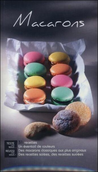 Couverture du livre « Macarons ; coffret » de Capucine Bremond aux éditions Saep