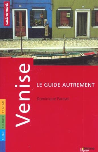 Couverture du livre « Venise » de Dominique Paravel aux éditions Autrement