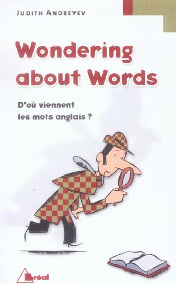 Couverture du livre « Wondering about words » de Andreyev aux éditions Breal