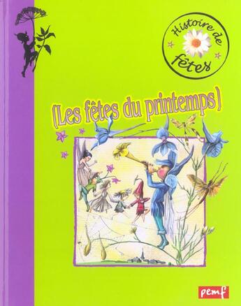 Couverture du livre « Les fêtes de printemps » de Karine Delobbe aux éditions Pemf