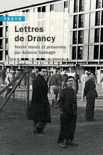 Couverture du livre « Lettres de Drancy » de Antoine Sabbagh aux éditions Tallandier