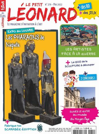 Couverture du livre « Le petit leonard n 279 : les pharaons noirs - mai 2022 » de  aux éditions Le Petit Leonard