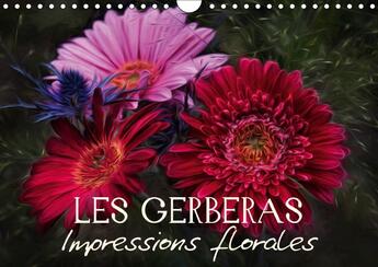 Couverture du livre « Les gerberas impressions florales calendrier mural 2018 din - egayez votre quotidien calendr » de Photon V aux éditions Calvendo