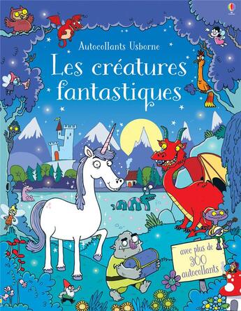 Couverture du livre « Les Creatures Fantastiques - Autocollants Usborne » de Kirsteen Robson aux éditions Usborne