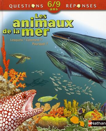 Couverture du livre « Les animaux de la mer » de Caroline Harris aux éditions Nathan