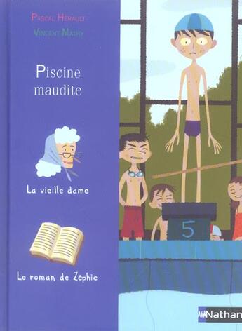 Couverture du livre « Piscine Maudite » de Pascal Herault et Vincent Mathy aux éditions Nathan