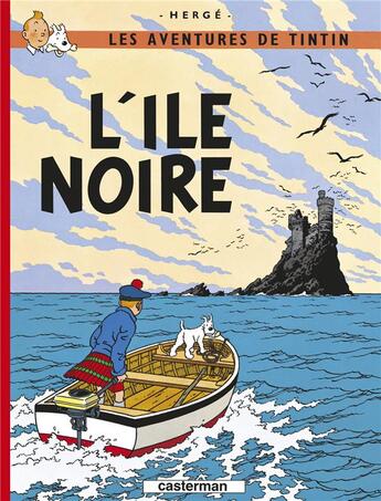 Couverture du livre « Les aventures de Tintin Tome 7 : l'île noire » de Herge aux éditions Casterman