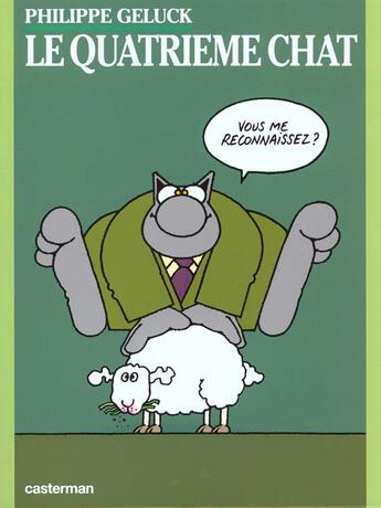 Couverture du livre « Le Chat t.4 : le quatrième chat » de Philippe Geluck aux éditions Casterman