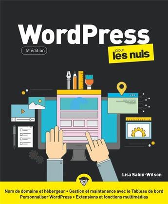 Couverture du livre « Wordpress pour les nuls (4e édition) » de Lisa Sabin-Wilson aux éditions First Interactive