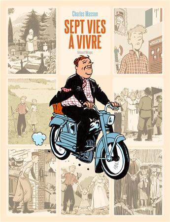 Couverture du livre « Sept vies à vivre » de Charles Masson aux éditions Delcourt