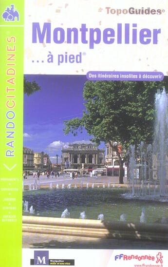 Couverture du livre « Montpellier a pied 2006 - pr - vi07 » de  aux éditions Ffrp