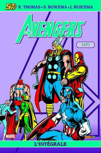 Couverture du livre « Avengers : Intégrale vol.8 : 1971 » de Harlan Ellison et Roy Thomas aux éditions Panini