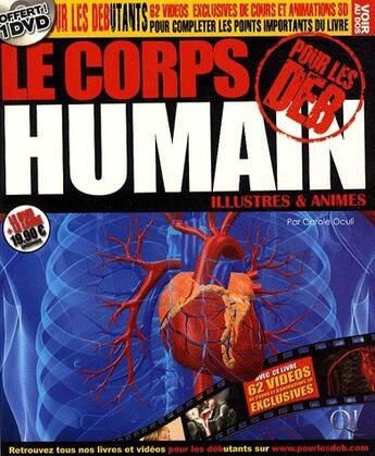 Couverture du livre « Le corps humain pour les débutants » de Carole Oculi aux éditions Qi Editions