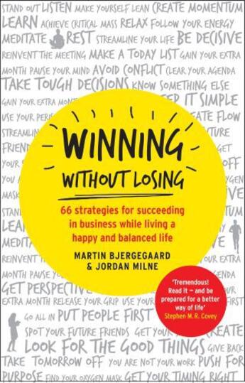 Couverture du livre « Winning Without Losing » de Milne Jordan aux éditions Profile Digital