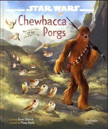 Couverture du livre « Star Wars ; album Chewbacca et les Porgs » de Disney aux éditions Disney Hachette