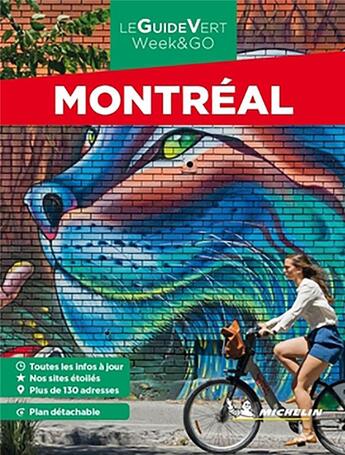 Couverture du livre « Le guide vert week&go : Montréal » de Collectif Michelin aux éditions Michelin