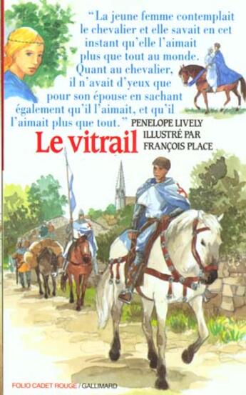 Couverture du livre « Le vitrail » de Lively/Place aux éditions Gallimard-jeunesse