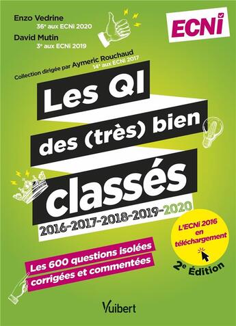 Couverture du livre « Les questions isolées des (très) bien classés 2017-2018-2019-2020 ; offert en téléchargement » de Aymeric Rouchaud et David Mutin et Enzo Vedrine aux éditions Vuibert