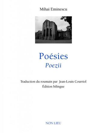 Couverture du livre « Poésies » de Mihai Eminescu aux éditions Non Lieu