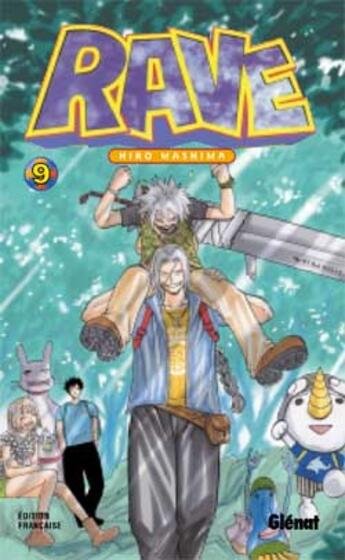 Couverture du livre « Rave Tome 9 » de Hiro Mashima aux éditions Glenat