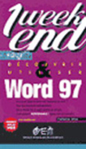 Couverture du livre « Word 97 » de Jean-Pierre Vuylsteke aux éditions Eyrolles