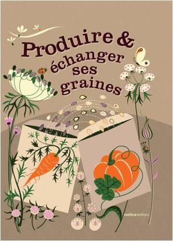 Couverture du livre « Produire et échanger ses graines » de Josie Jeffrey aux éditions Rustica