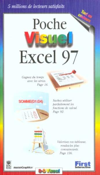 Couverture du livre « Excel 97 Poche Visuel » de Marangraphics aux éditions First Interactive