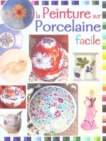 Couverture du livre « La peinture sur porcelaine facile » de  aux éditions De Saxe