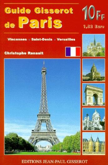 Couverture du livre « Guide Gisserot de Paris » de Christophe Renault aux éditions Gisserot