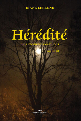 Couverture du livre « Hérédité » de Diane Leblond aux éditions Marcel Broquet