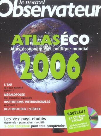 Couverture du livre « Atlaseco 2006 » de Bertrand Clare aux éditions Le Nouvel Observateur