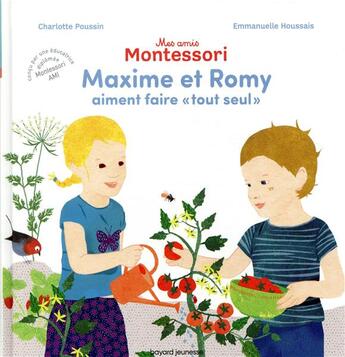 Couverture du livre « Mes amis Montessori t.1 ; Maxime et Romy aiment 