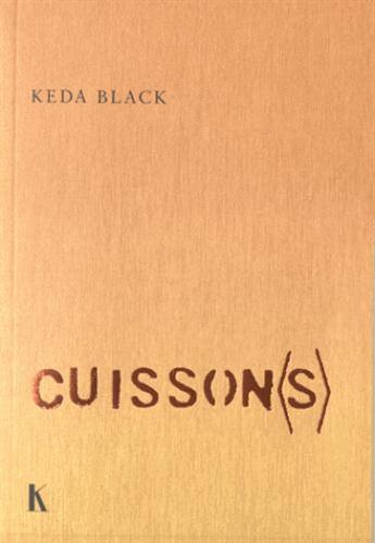 Couverture du livre « Cuisson(s) » de Black Keda aux éditions Actes Sud